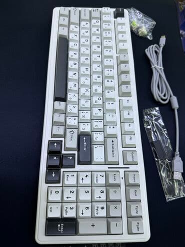 raspberry pi 4: Клавиатура, Механикалык, Bluetooth, Зымдуу туташтыруу, Өлчөмү: 100% — 11