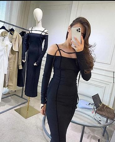 Личные вещи: Вечернее платье, Классическое, Длинная модель, С рукавами, XS, S — 2