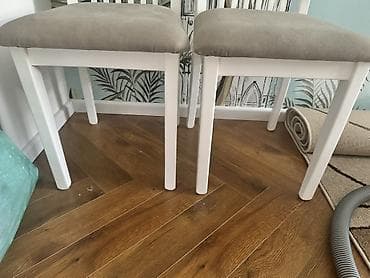 chair table: Стулья 5 шт по 1000 - Материал каркаса: дерево/МДФ, окраска белая - — 9