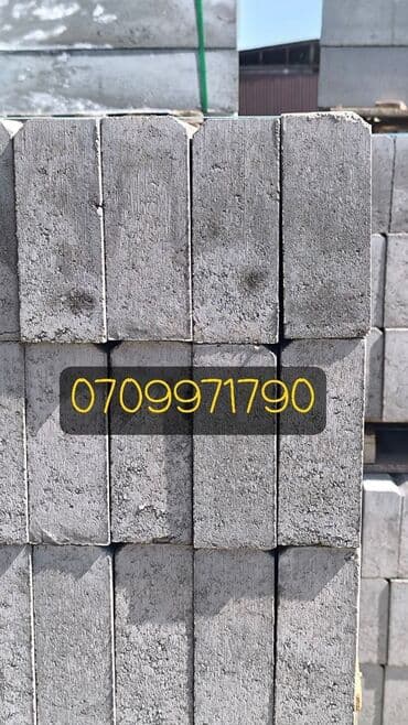 брусчатка бишкек дом брусчатки'' тротуарная плитка бордюры бишкек: Дорожный бордюр, Прессованный, Бетонный, Новый — 19