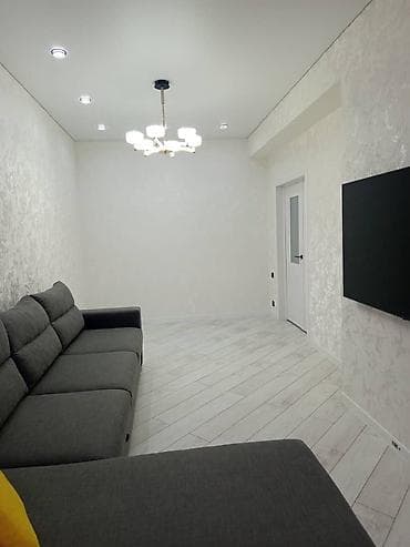двухкомнатная: 2 комнаты, 62 м², Элитка, Аламедин-1 мкр Элитка, 6 этаж, Дизайнерский ремонт — 5