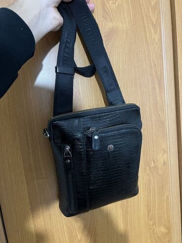 Барсетка, Butun, Материал: Натуральная кожа, Оригинал, Новый