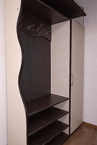 Прихожая модульная с открытой зоной и шкафом - Компоновка: открытая — 1