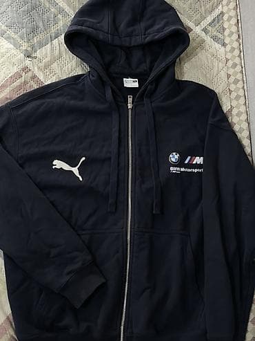 Толстовкалар: Эркектердин толстовкасы, M, Puma, Жаңы, түсү - Көк, Өзү алып кетүү, Акылуу жеткирүү — 1