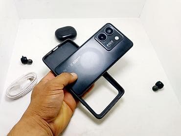 huawei 50: Poco M7 Pro 5G, Б/у, 256 ГБ, цвет - Черный, 1 SIM, 2 SIM — 6