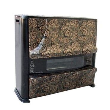 аксессуары для камина: Газовый камин б/у (напольный) с панорамным окном - Тип: бытовой — 3