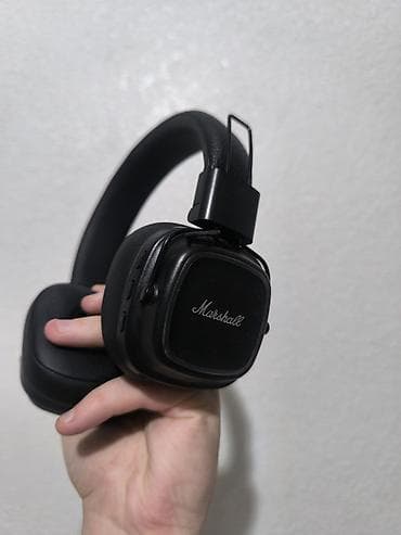 wireless mouse: Беспроводные накладные наушники, Marshall, Б/у — 3