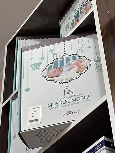 игровые горки для детей: Погремушка-мобиль для детской кроватки с мягкими подвесками - Тип — 8