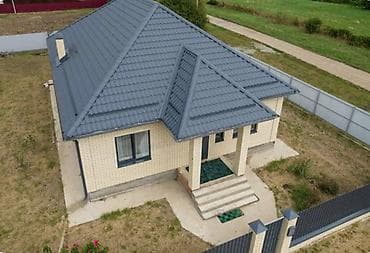 Профнастил: Кровля из металлочерепицы — монтаж под ключ - Тип покрытия — 5