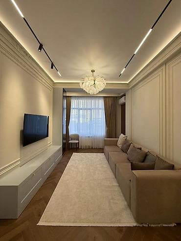 75: 3 комнаты, 75 м², Асанбай мкр Элитка, 2 этаж, Дизайнерский ремонт — 4