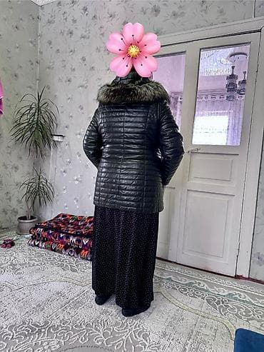 женские зимние куртки: Пуховик, Короткая модель, С мехом, XL, 2XL, L — 3