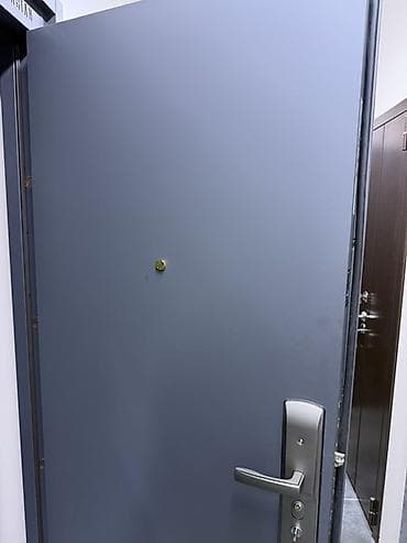 solutions upper: Двери для домов и квартир, Металлическая, Одностворчатая, Китайская, цвет - Серый — 2