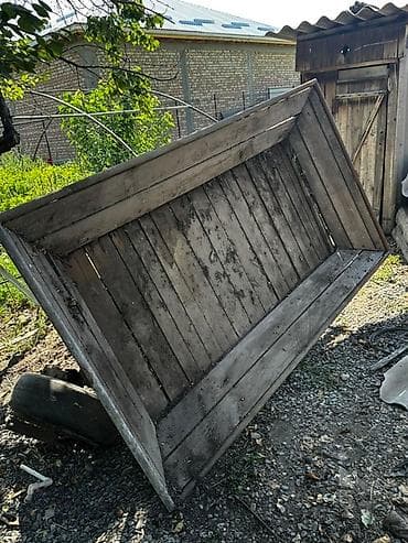 дрифт тачка: Прочная деревянная телега, изготовленная из массива дерева — 2