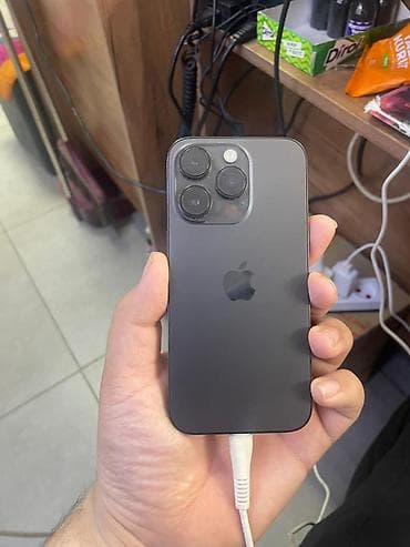 телефон афон: IPhone 14 Pro, Черный, Кабель — 1