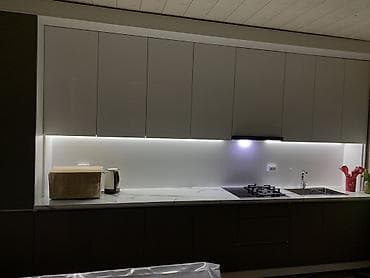 пластик для потолка: Кухонный гарнитур - Материал: ЛДСП,матовый. Фартук глянцевый, акрил — 2
