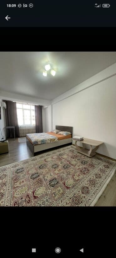 посуточная аренда квартира ош: 1 комната, Душевая кабина, Постельное белье, Кондиционер — 1