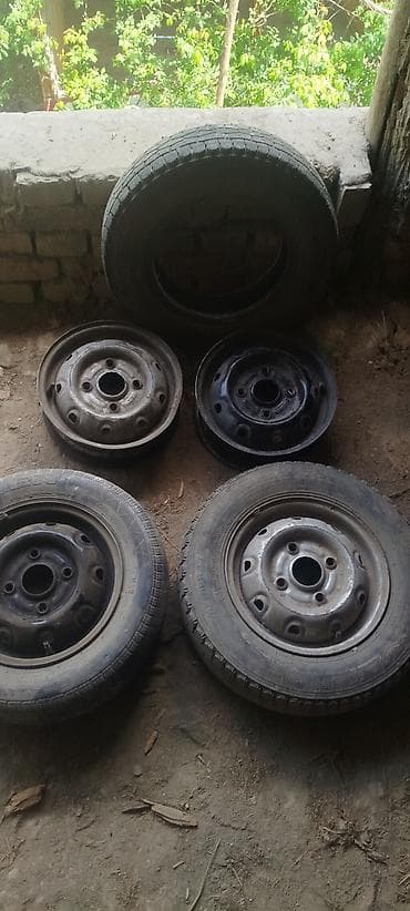 195 65 14 с: Колеса в сборе R 18, Всесезонная, Б/у, Комплект, Легковые, Железные, отверстий - 5 — 1