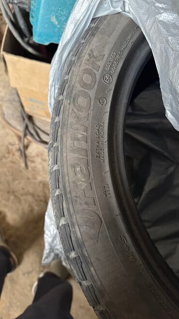 Шины 245 / 45 / R 19, Зима, Б/у, Пара, Легковые, Корея, Hankook