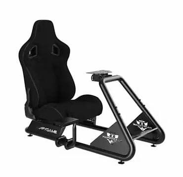 Игровое кресло, Без колесиков, цвет - Черный, Экокожа at lalafo.kg Игровое кресло, Без колесиков, цвет - Черный, Экокожа