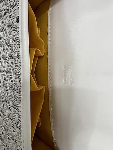 Сумка через плечо Goyard белого цвета Оригинальная сумка Goyard - — 2