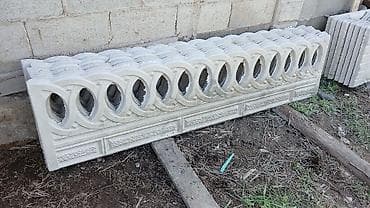 перила из стекла: Железобетонная заборная плита, Длина: Другая длина, Высота: Другая высота, Толщина: Другая толщина — 2