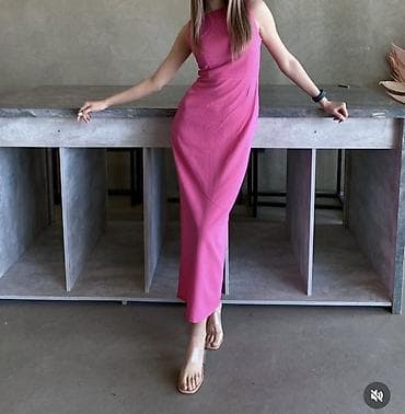 made: Повседневное платье, Made in KG, Лето, Длинная модель, Прямое, M — 2