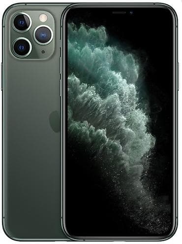 IPhone 11 Pro Max, Б/у, 64 ГБ, Зеленый, Зарядное устройство, Чехол, 72 %