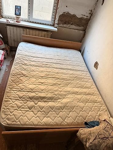 sofa bed: 🔥 Большая двуспальная кровать всего за 4 000 сом! Крепкая, удобная и — 2