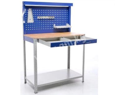 продаю верстак: Верстак для гаража слесарный с экраном, освещением Новый верстак в — 1