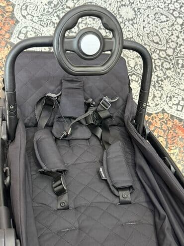 дождевик для коляски: Коляска, цвет - Черный, Б/у — 3