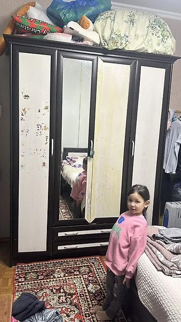 шванер: Шифоньер, шкаф для одежды, Б/у, Прямой, ЛДСП — 1