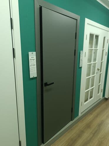 дверь хайтек: Балконная дверь, Новый, Со стеклом, Деревянная — 19