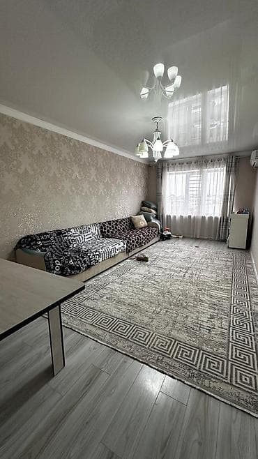 квартира кок джар: 2 комнаты, 66 м², 106 серия улучшенная, 3 этаж, Евроремонт — 1