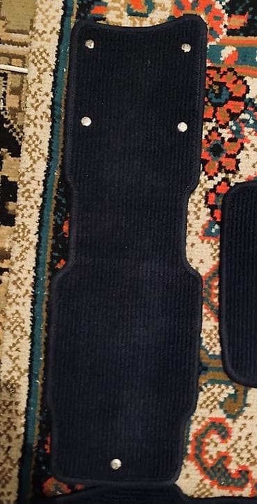 коврик в богажник: Родные Ворсовые Полики Для салона Honda, цвет - Черный — 3