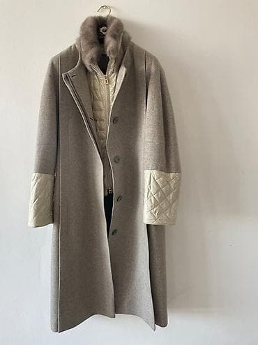 Пальто, Классика, Зима, Кашемир, Длинная модель, L