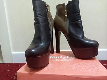 обувь на платформе: Женская обувь на высоком каблуке — два варианта. 1) Ботильоны на — 2