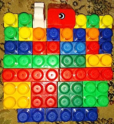 лего дом: Продаю 1. крупноблочный конструктор возраст 3+, блоки х-1 20 шт, х-2 — 2