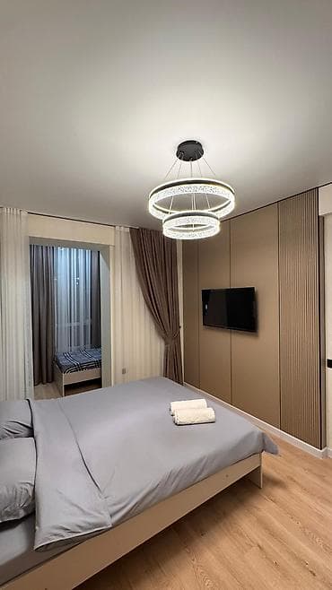 хата сутки: 1 комната, Люкс, элитка, Дордой Плаза ТРЦ, Бытовая техника — 2