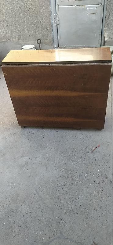 столы из фанеры: Стол трансформер Для кухни, Стол-книжка, Длина, см: 160 см, цвет - Коричневый — 4