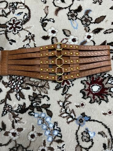 купить ремень мужской кожаный: Женские новые широкие ремни итальянские! Черный абсолютно новый! 700с- — 3