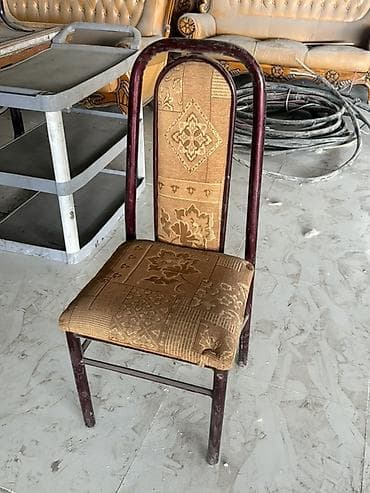 Зал үчүн отургучтар: Ашкана үчүн отургуч, Темир, түсү - Күрөң — 1