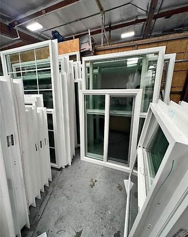 Үй жана бакча: ПВХ-окна и двери из профиля белого цвета - Материал: многокамерный — 3