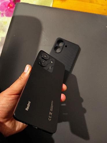 Redmi, Redmi 13C, Б/у, 256 ГБ, цвет - Черный, 2 SIM