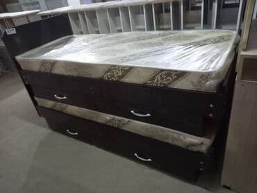 двух яросный крават: Двуспальная кровать, Новый, С ящиком для хранения, длина - 2 см — 7