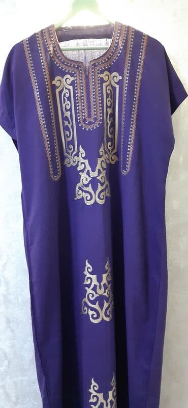 больших размеров одежда для полных: Пляжная туника,платье в этническом стиле из Египта, х/б, размер 48-52 — 3