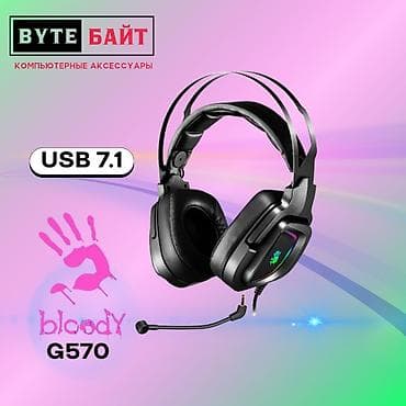 samsung 50: 🎧Bloody G575 наушники игровые с RGB подсветкой Виртуальный звук 7.1🪅 — 2