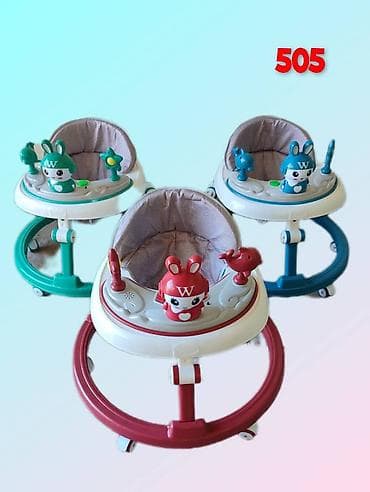 Оюнчуктар: Детские ходунки с игровой панелью Модели: 602, 505, 506, 714. - — 2