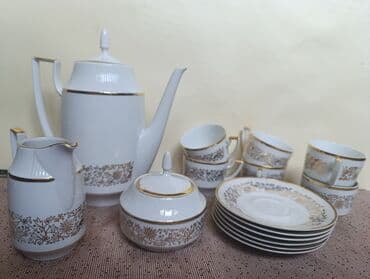 зерно кофе: Продается НовыйСервис кофейный СССР старая Чехословакия антикварный — 5