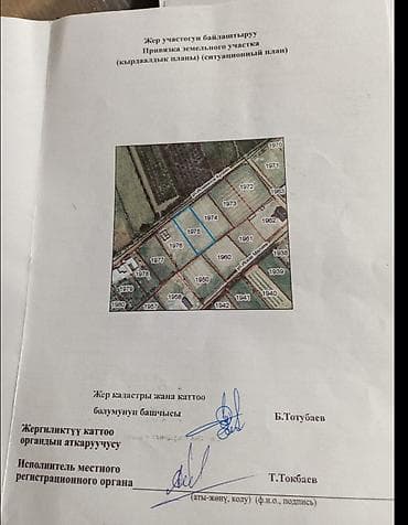 продажа участки и домов бишкек: 13 соток, Для строительства, Красная книга — 6