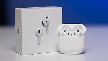 Аудиотехника: Беспроводные вкладыши наушники, Apple, AirPods 4, Новый — 1